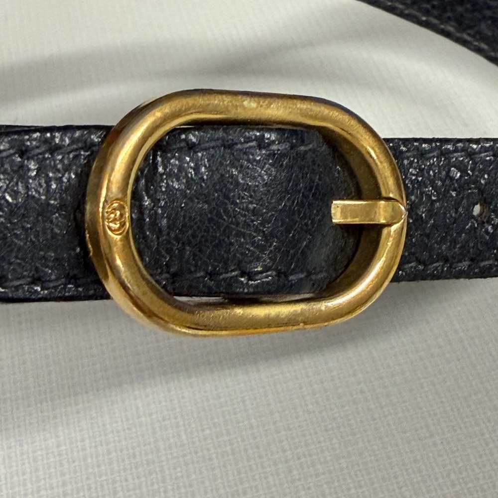 Gucci Blue Crossbody Bag with Red Stripe - Picture 10 of 15